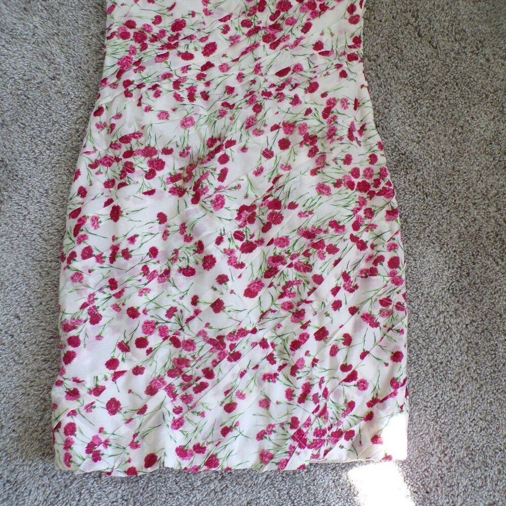 NWOT Dolce & Gabanna floral silk Spaghetti StrapY2k mini dress - Picture 4 of 14